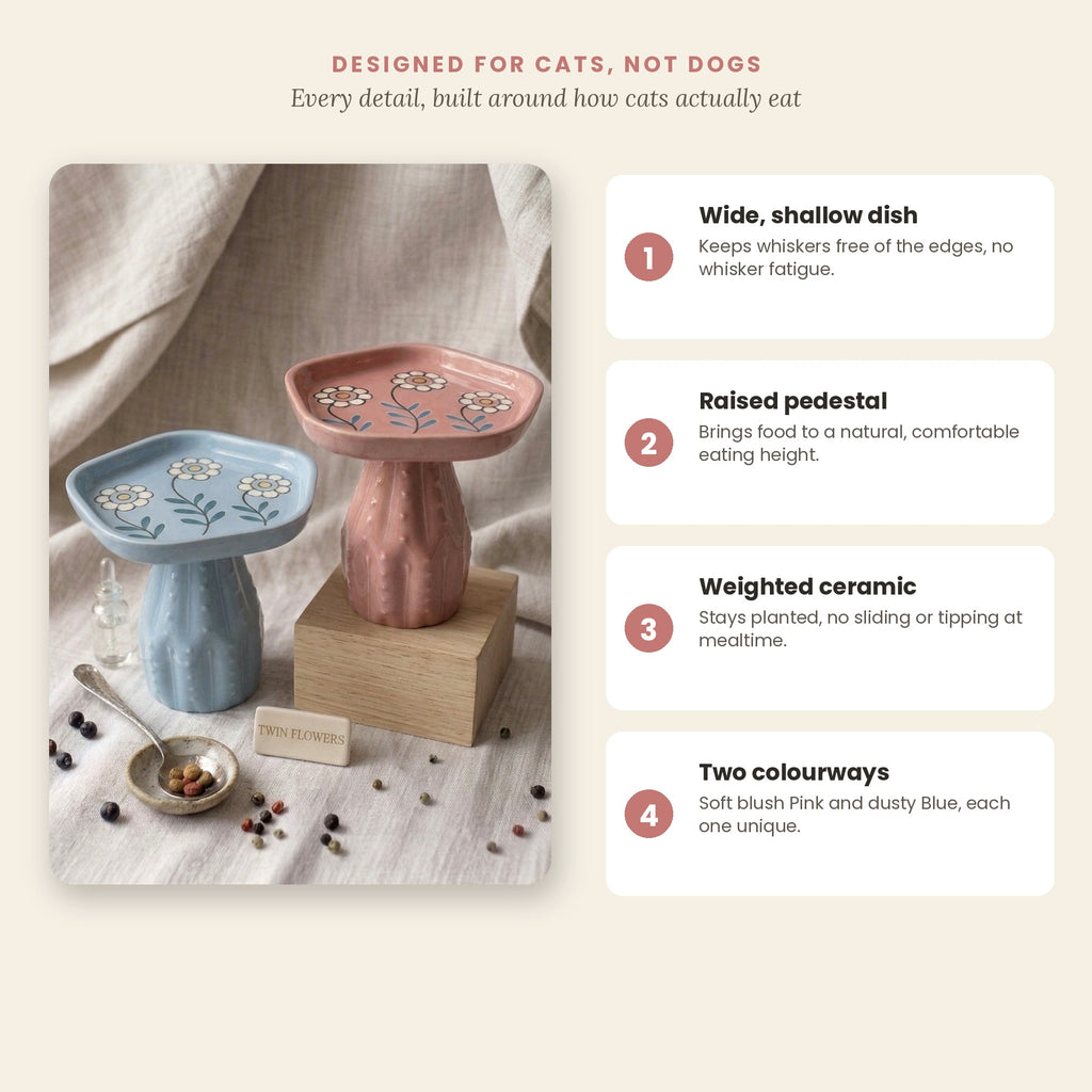 Twin Flowers Bowl size and weight details